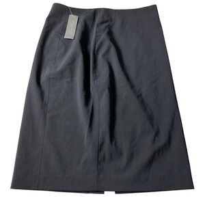 Ann Taylor Petite Black Career Pencil Skirt Fitted Office Business 6P NWT